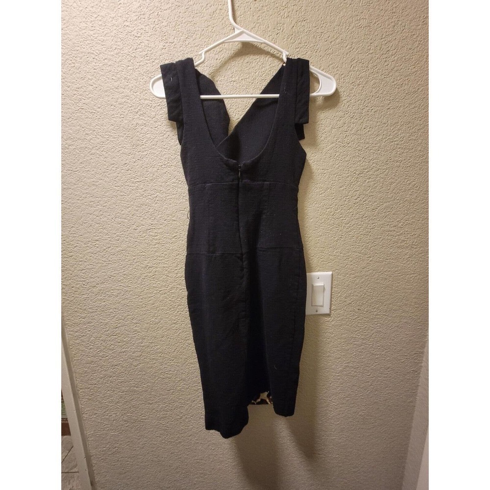 Bebe Wool Knee Length Dress Black Size XS - Picture 7 of 7